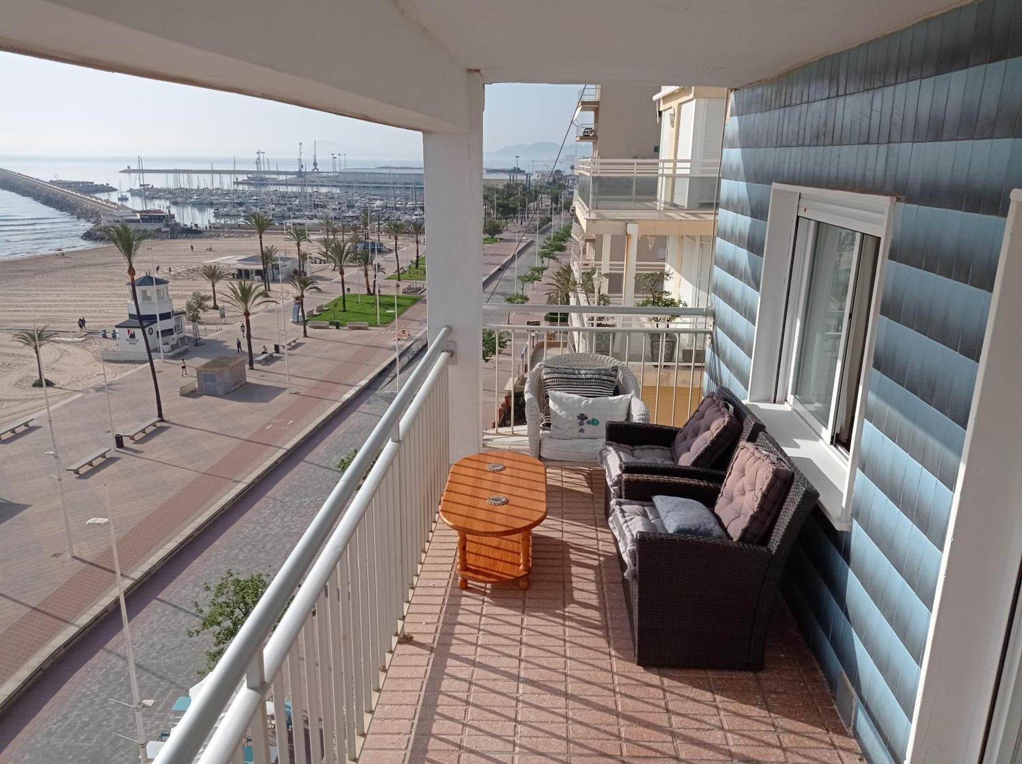 Apartamentos Bonaire 1ª Linea Wifi Solo Familias Serviplaya 甘迪亚 外观 照片