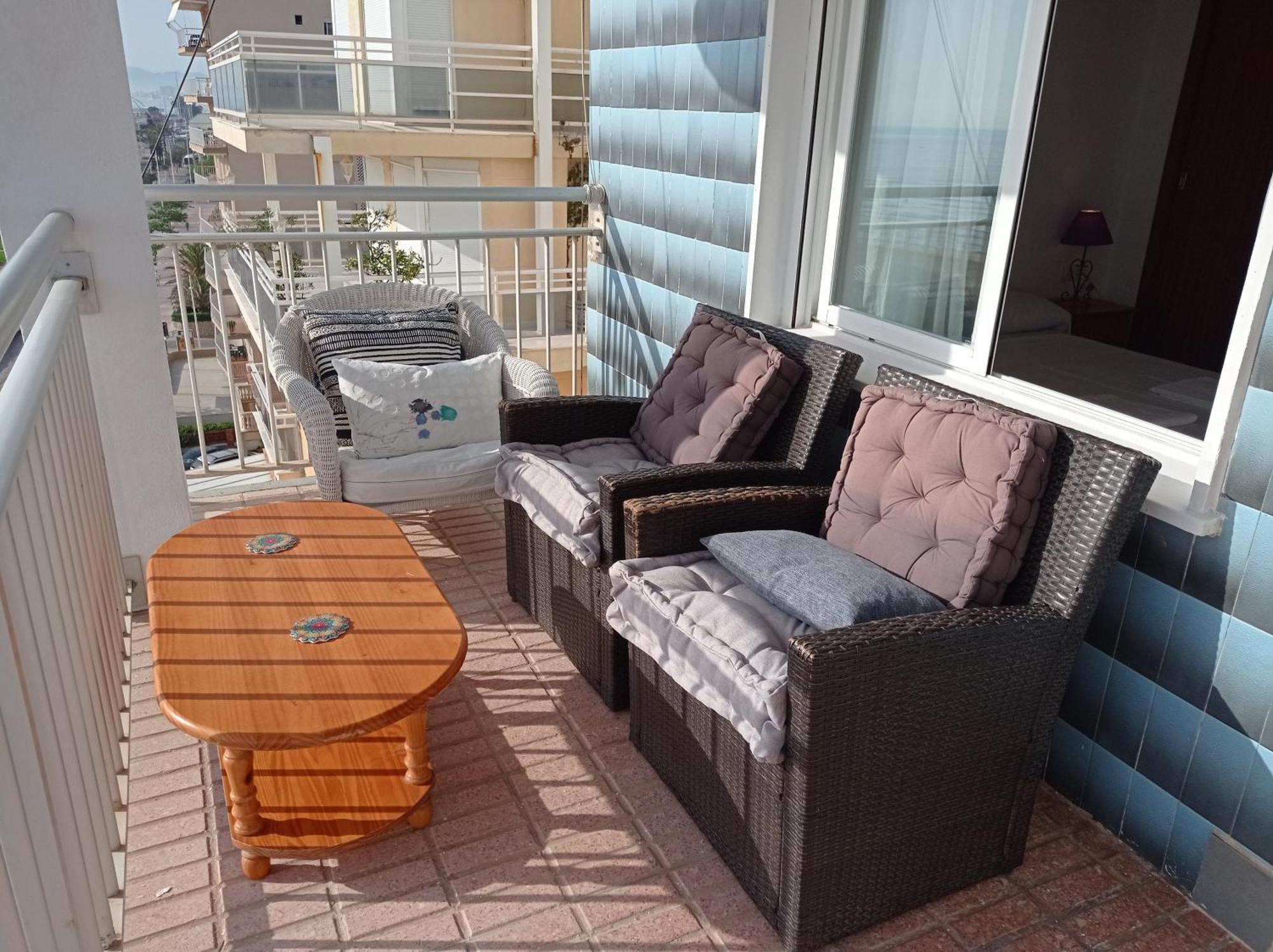 Apartamentos Bonaire 1ª Linea Wifi Solo Familias Serviplaya 甘迪亚 外观 照片